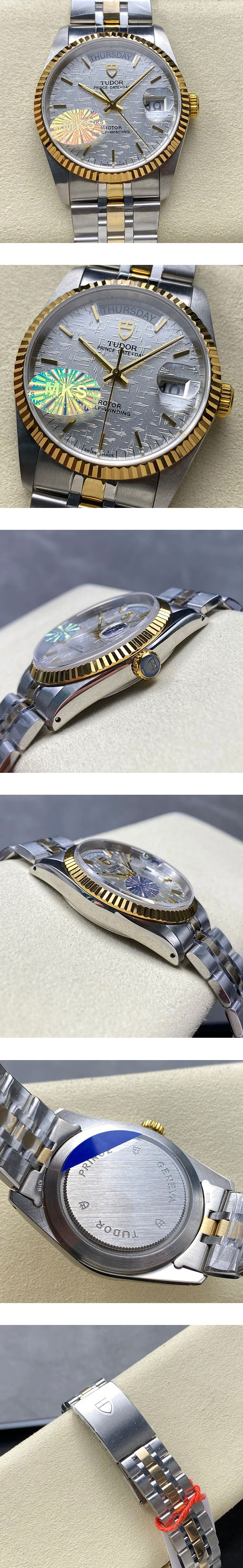 【MKS工場】 チューダーコピーn級 プリンス デイトデイ 76213 シルバーモザイク